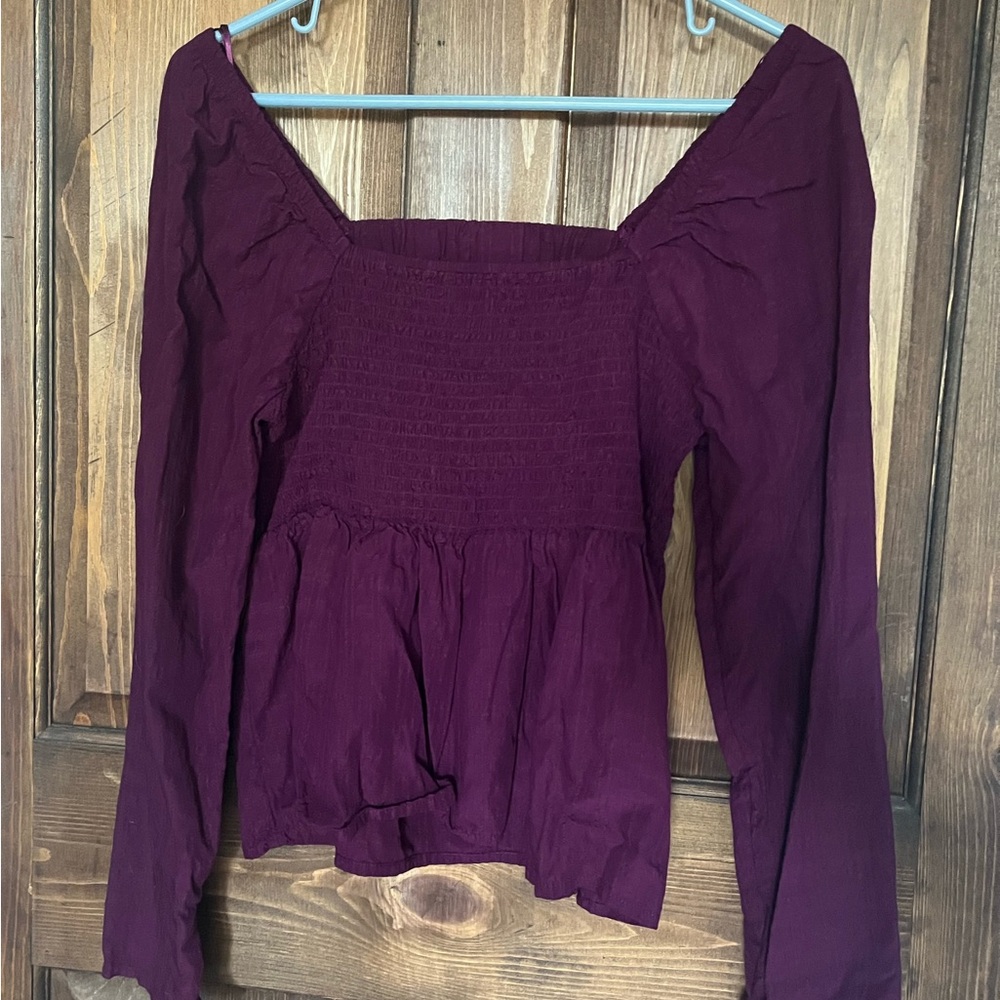 Old Navy purple crop top